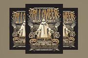 Halloween Night Party Flyer, a Flyer Template by Muhamad Iqbal hidayat (Thumbnail 1 of 4)