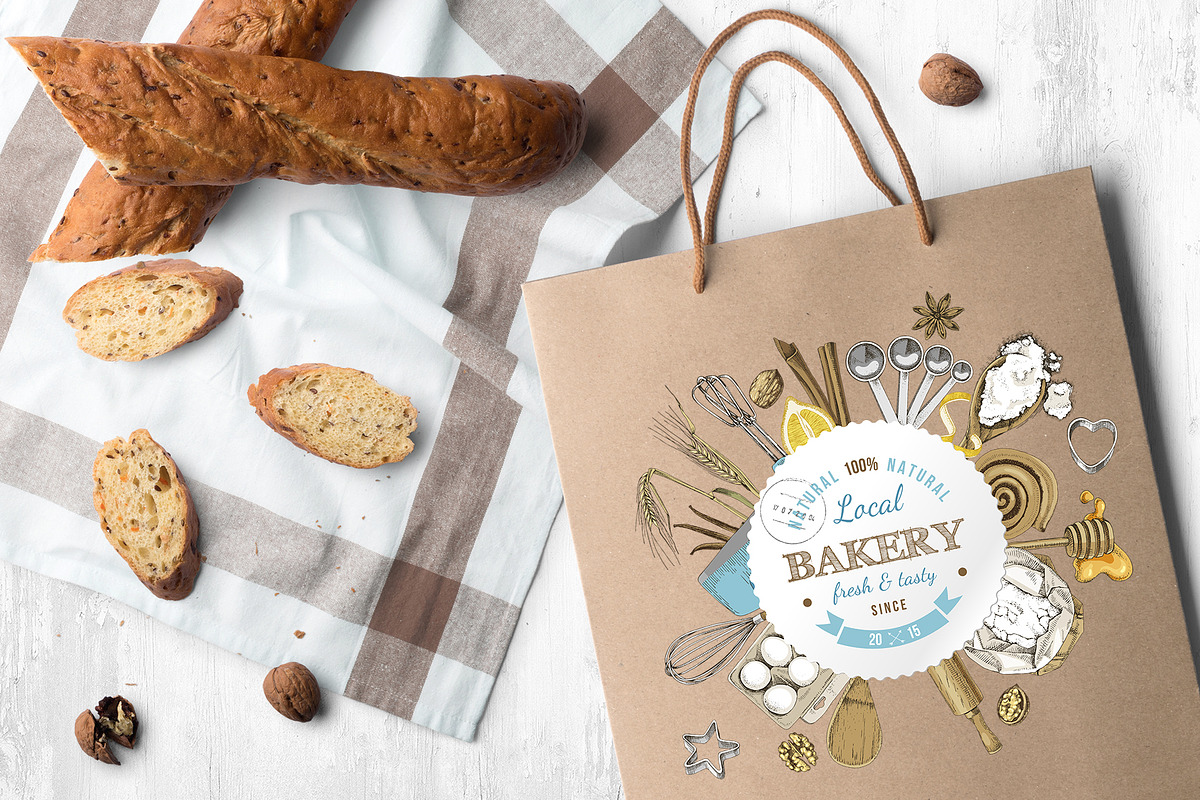 Bake like a mom!, a Decorative Illustration by handsketched (Photo 7 of 11)
