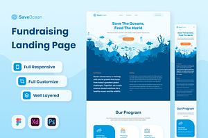 Fundraising Landing Page