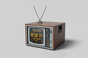 Retro TV Mockup, a Product Mockup by bimockup (Thumbnail 4 of 6)