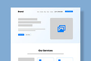 Marketing Wireframe Landing Page, a Landing Page Template by MightyDesign (Thumbnail 2 of 10)