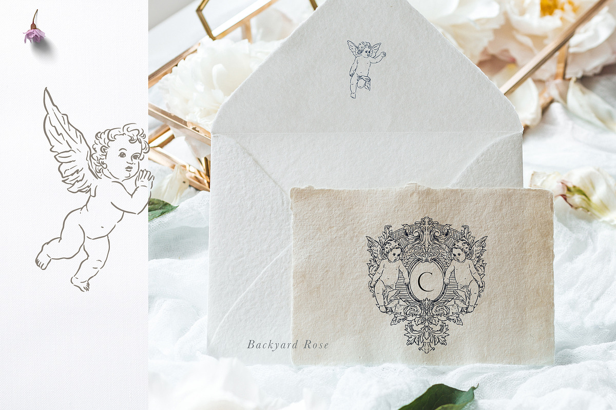 Crests Atelier Collection, a Decorative Illustration by Backyard Rose (Photo 14 of 14)