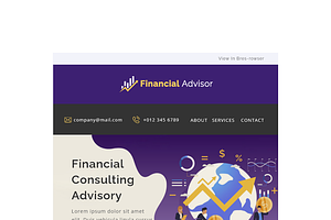 Financial Advisor - Email Template