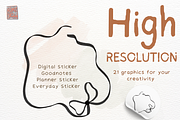 Hand drawn Coquette whimsical frames, an Illustration by RimzStudio (Thumbnail 4 of 11)