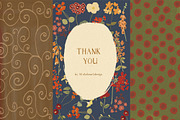 Fall Floral Backgrounds & Overlays, a Decorative Illustration by whiteheartdesign (Thumbnail 19 of 19)