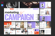 Marketing Campaign Presentation, a Presentation Template by E-Type (Thumbnail 1 of 5)