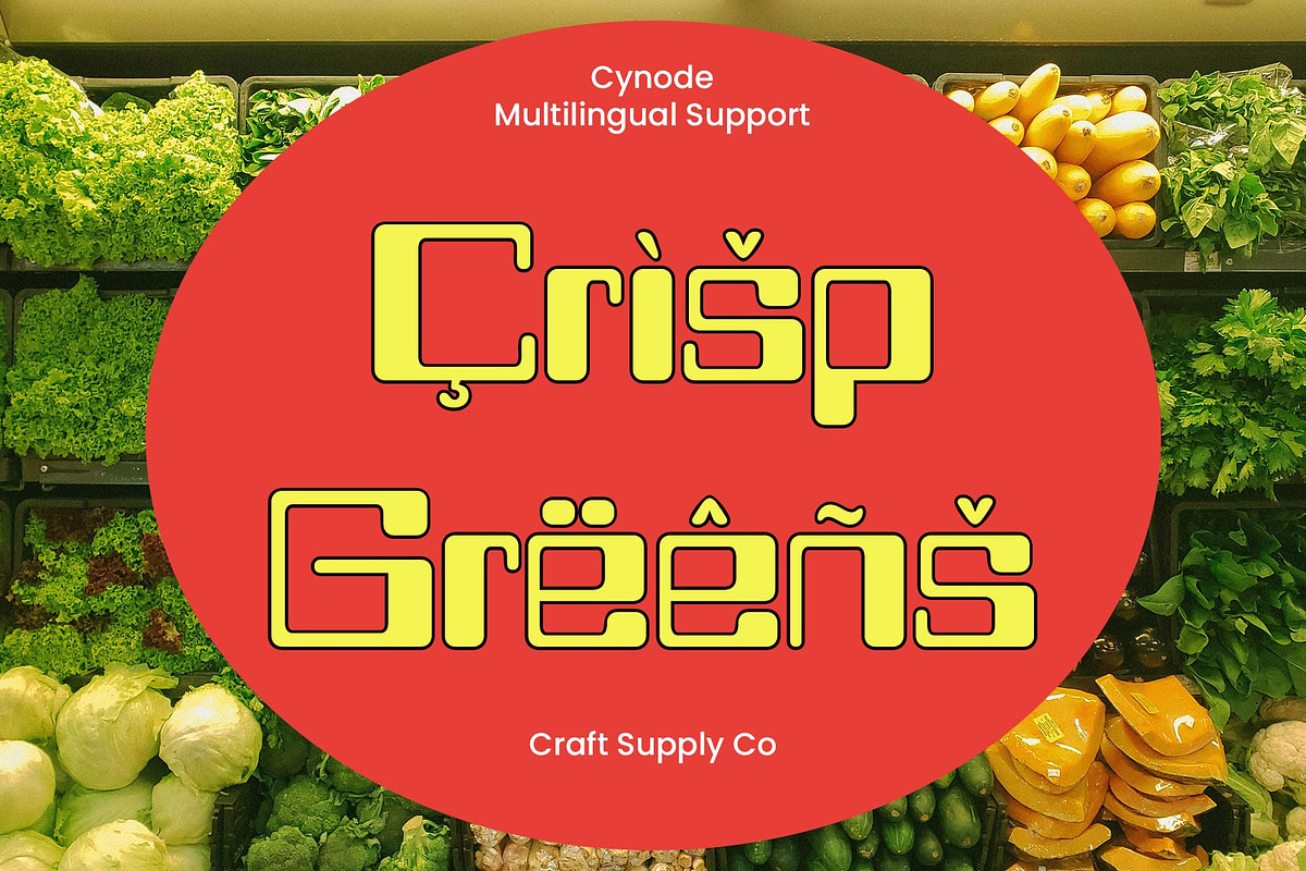 Cynode 3D, a Sans Serif Font by Craft Supply Co. (Photo 7 of 8)
