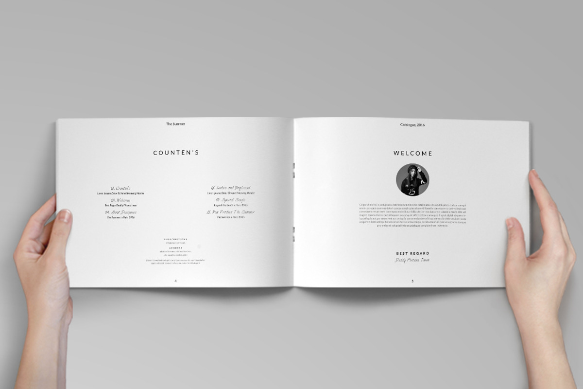 The Summer Catalogue, a Brochure Template by Firtana (Photo 3 of 14)