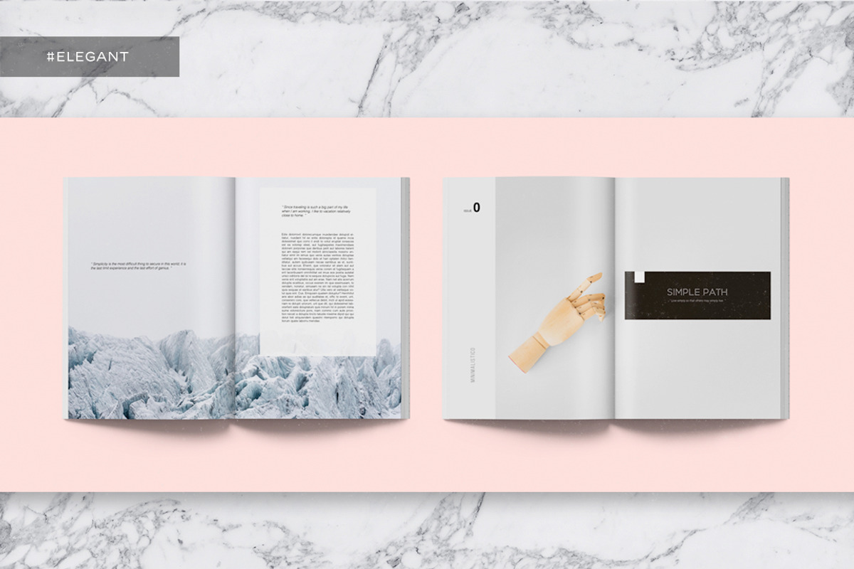 Minimal Magazine Template, a Magazine Template by n.A Studio (Photo 3 of 9)