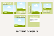 Instagram Carousel Templates, a Social Media Template by Brand Spanking You (Thumbnail 3 of 9)