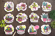 Cacti and Succulents Cute Doodle, an Illustration by alexrockheart (Thumbnail 4 of 9)