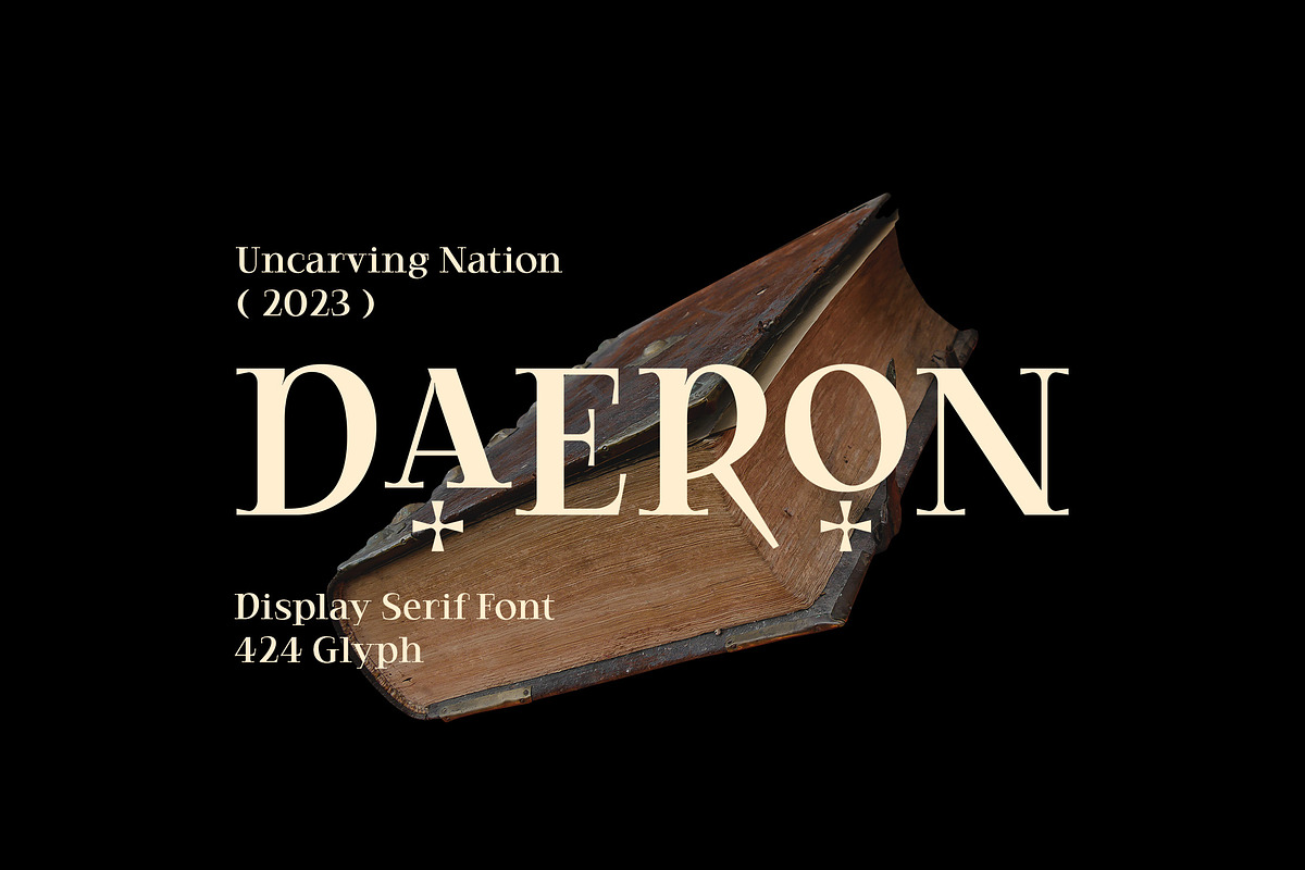 Daeron - Display Serif, a Serif Font by Uncarving (Photo 1 of 10)
