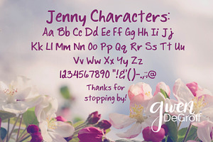 Jenny Handwritten Font