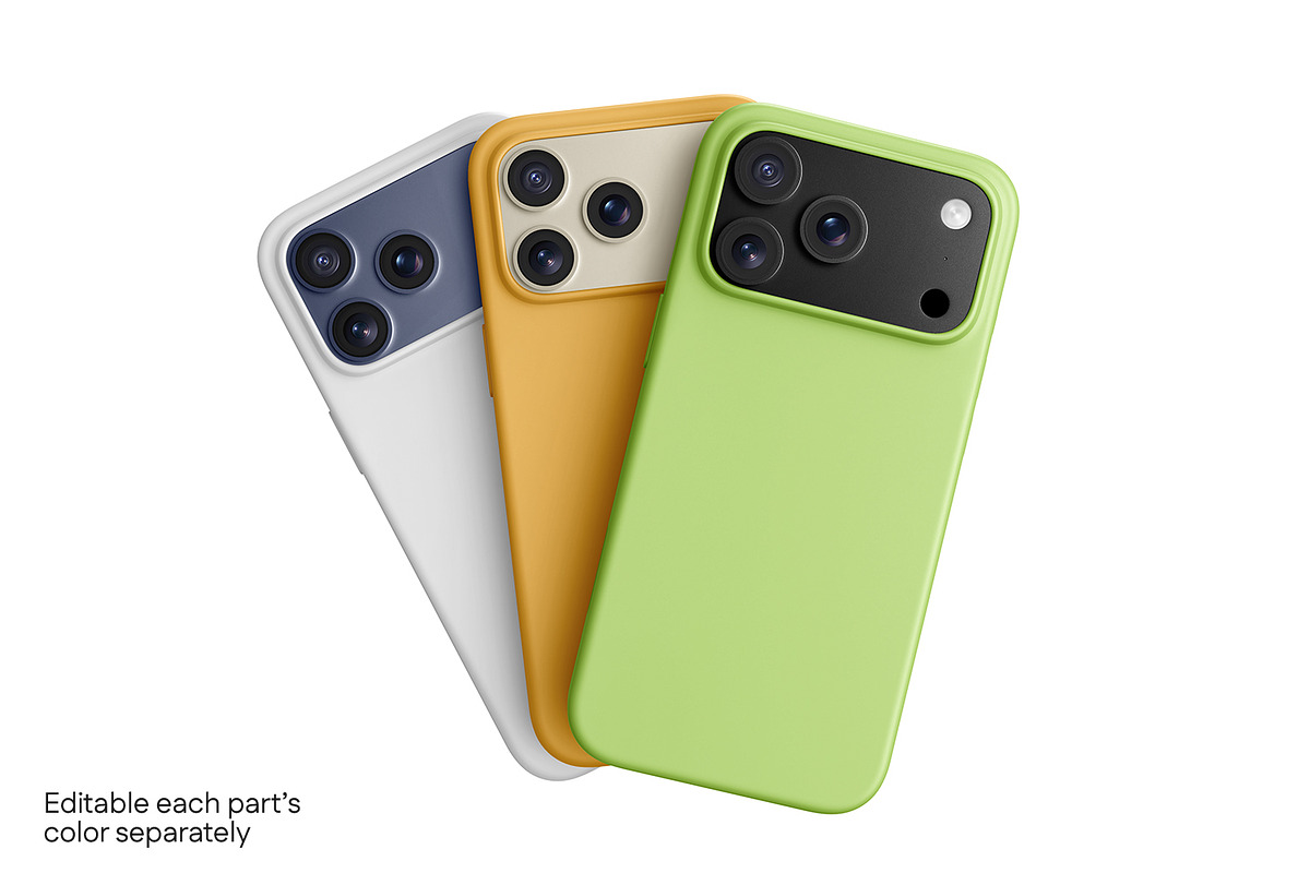High Quality iPhone 17 Case Mockup, an iPhone Mockup by RamStudio2 (Photo 12 of 14)