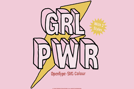 Display font GRL PWR