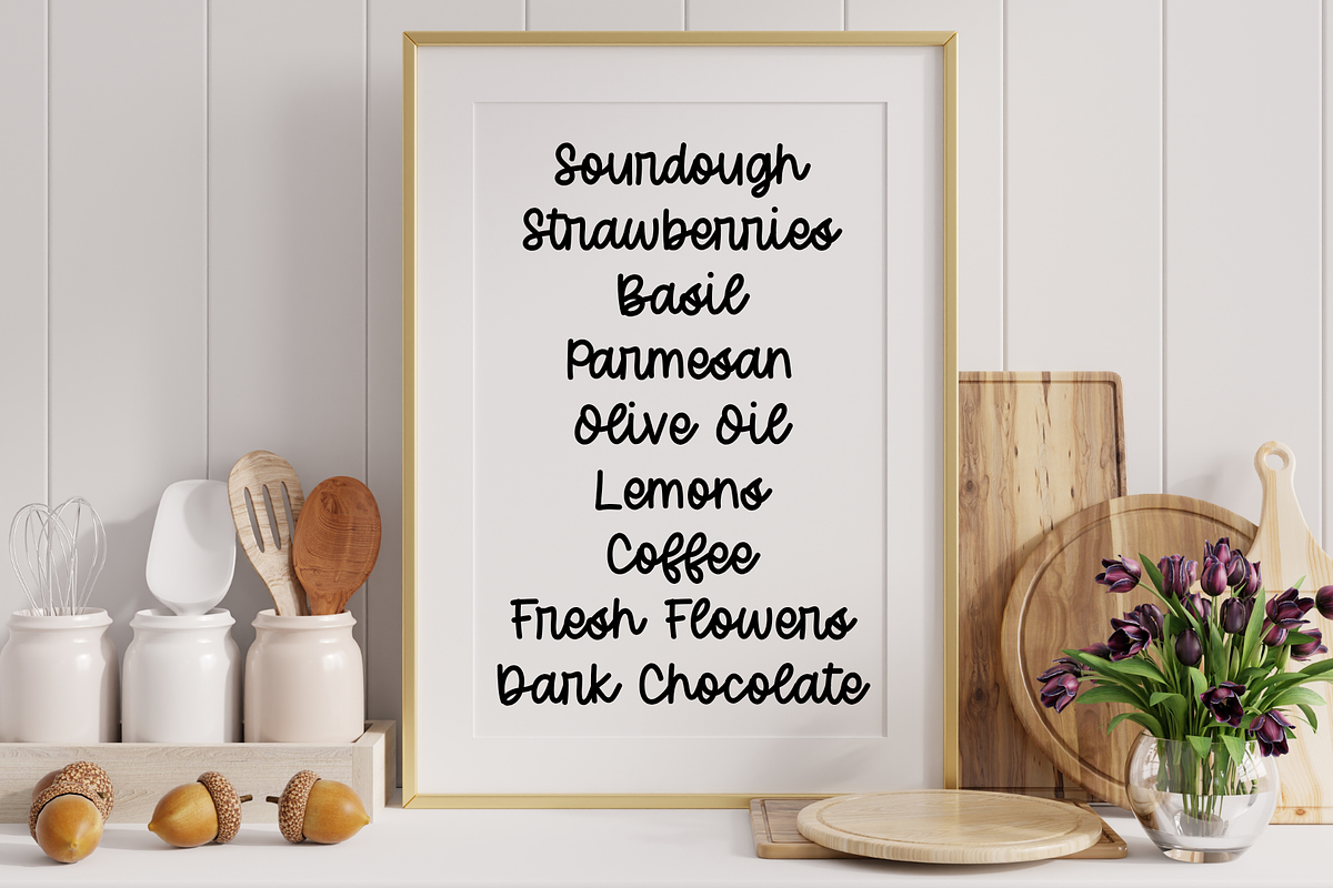 Teacup Collection, a Handwritten Font by Sofia Skoog (Photo 3 of 11)