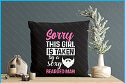 Sorry This Girl Is Taken Bearded SVG, a Graphic by Creativeusart (Thumbnail 4 of 4)