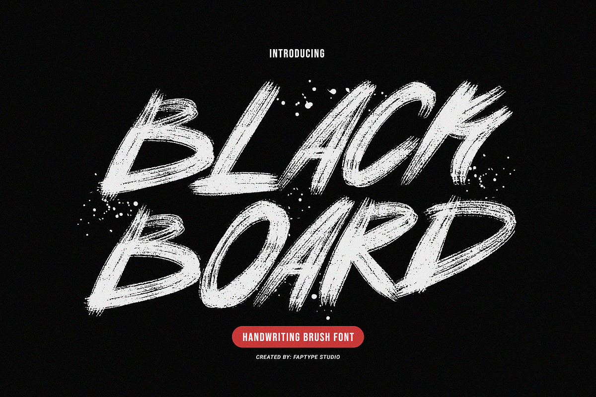 Blackboard | Handwriting Brush Font, a Handwritten Font by Ardana Creative (Photo 1 of 10)