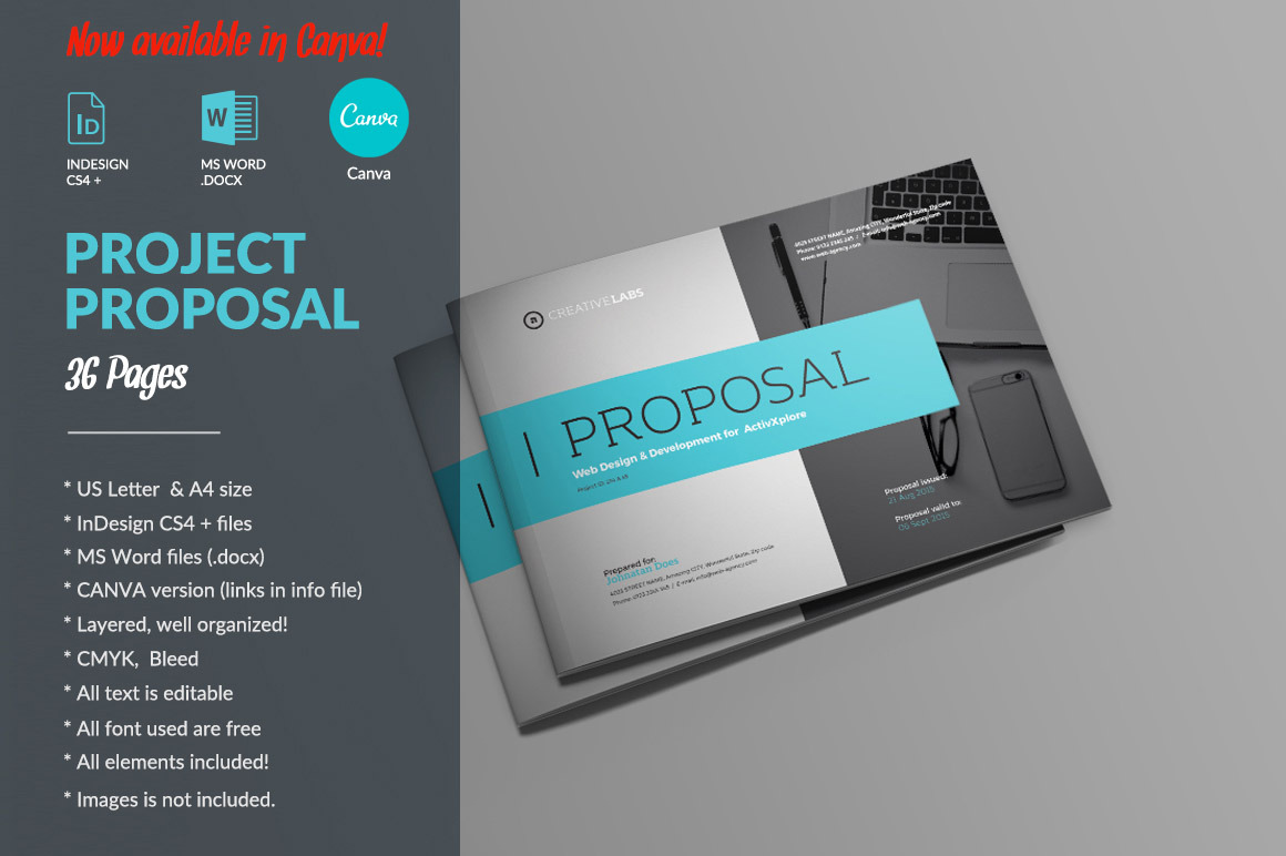 Proposal, a Brochure Template by Sabin