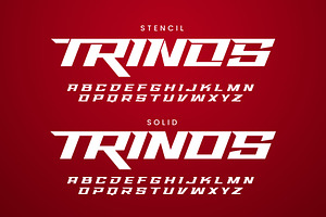 Trinos - Sporty Tech Font