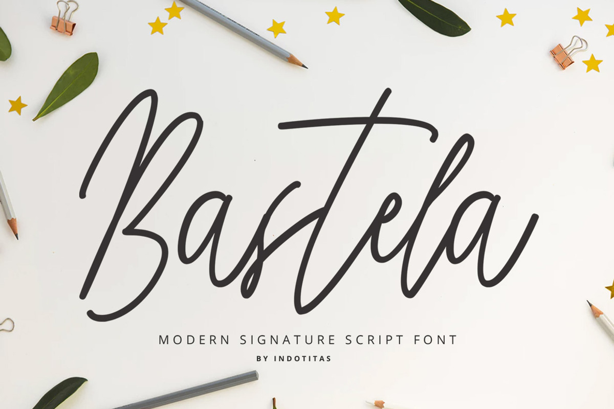 Bastela Signature Font