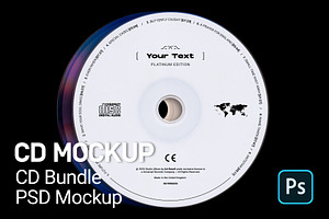 CD Mockup Bundle PSD