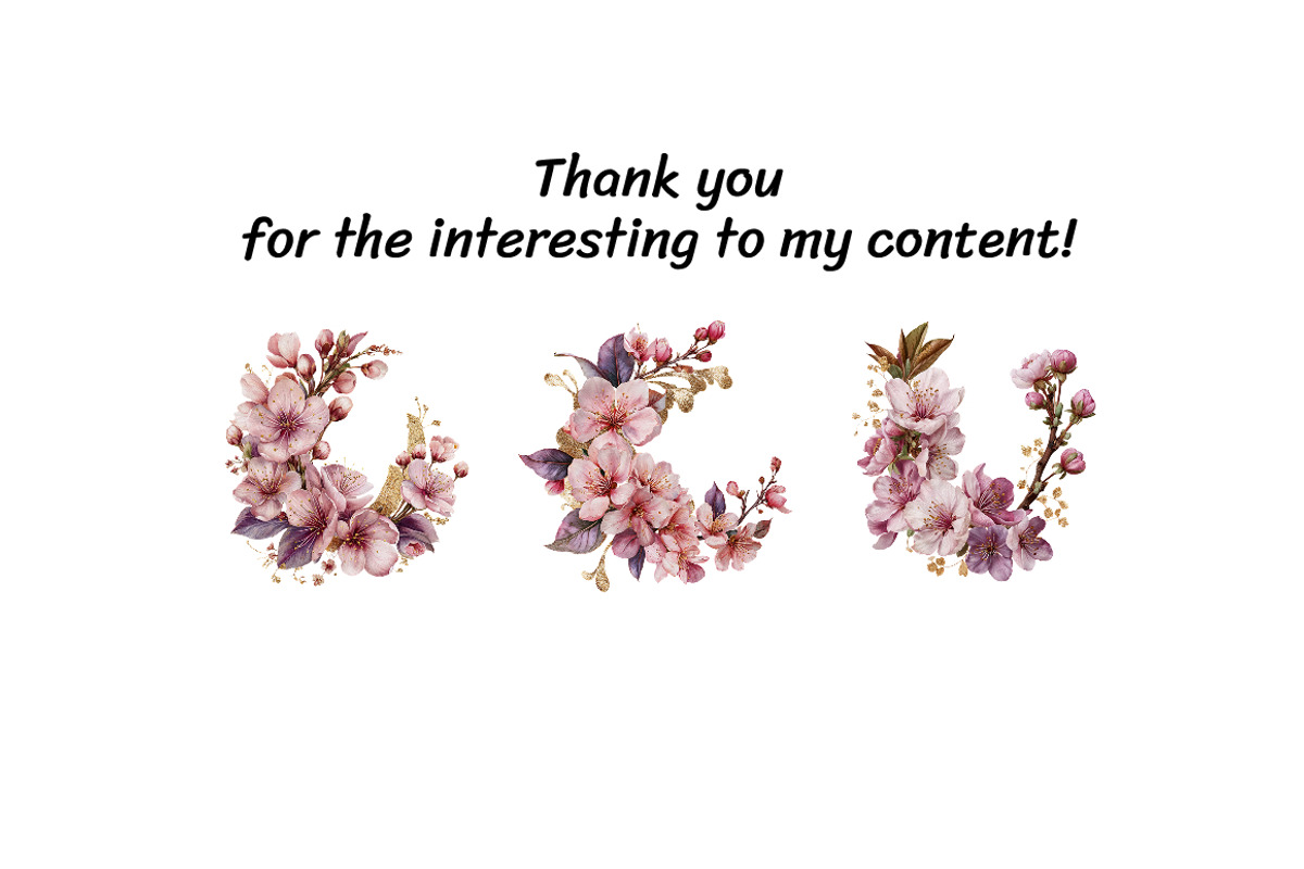 Sakura Blossom Clipart Set, a Decorative Illustration by InkyQueenArt (Photo 6 of 7)