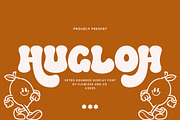 Hugloh - Rounded Display Font, a Font by Flawless And Co (Thumbnail 1 of 10)