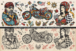 Bikers Old School Tattoo