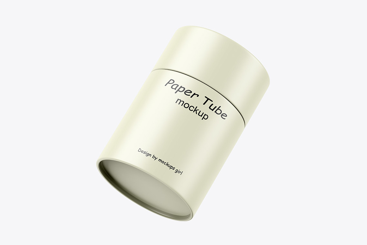 Paper Tube Mockups, a Packaging Mockup by Mockups Girl (Photo 3 of 5)