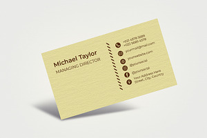 Retro Business Card Design Template