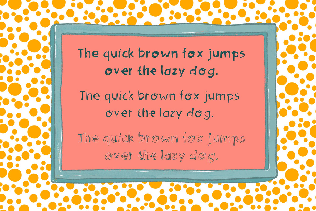 LAFOLOs Happy Font, a Handwritten Font by LAFOLO (Photo 6 of 6)
