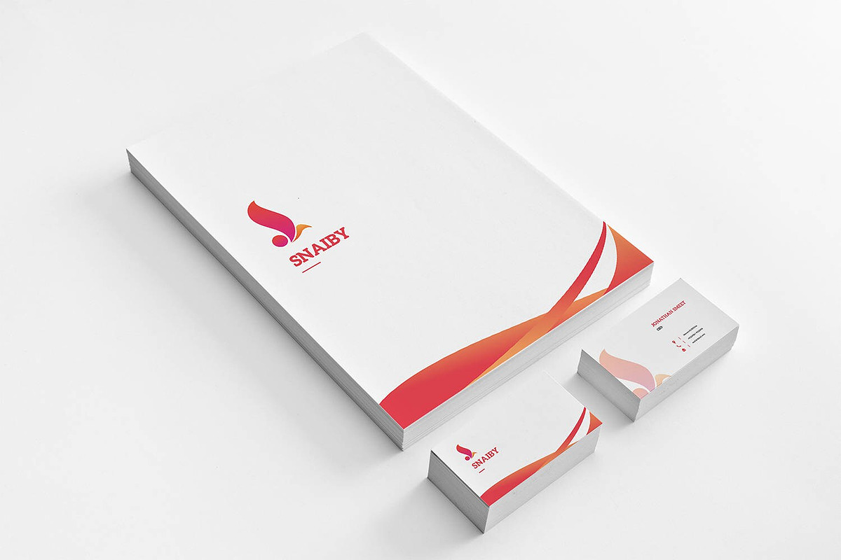 Corporate Stationery Kit Template, a Stationery Template by Template Shop (Photo 3 of 5)