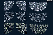 SNOWFLAKES Clipart + Backgrounds, an Object Graphic by MixPixBox (Thumbnail 9 of 10)