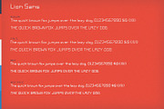 Lion Sans, a Sans Serif Font by Brian White Design Goods (Thumbnail 3 of 8)