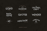 Wandery Modern x Vintage Typeface, a Sans Serif Font by Wandery Supply (Thumbnail 13 of 14)