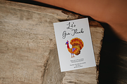 Editable Thanksgiving Invitation, an Invitation Template by ForeverPrint (Thumbnail 1 of 6)