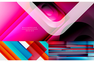 Vector Geometric Abstract Background