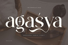 Agasya - Modern Serif Font