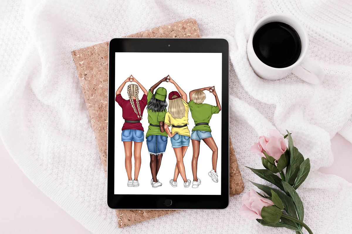 Alpha Gamma Delta Clipart Sorority, a Person Illustration by Elenbushe (Photo 5 of 6)