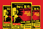 Punk Rock Show flyer tamplate, a Flyer Template by Muhamad Iqbal hidayat (Thumbnail 1 of 3)