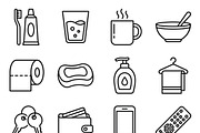 41 Daily Home Essentials Icons, an Outline Icon by adenpinkstore (Thumbnail 2 of 17)