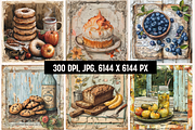 Favorite Foods Vintage Junk Journal, a Background Graphic by PrintHaven Designs (Thumbnail 9 of 10)