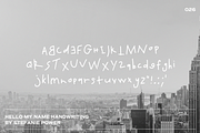 Hello, My Name Is Handwriting | Font, a Script Font by Stefanie Madison (Thumbnail 2 of 2)