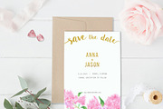 Pink Lilac Watercolor Wedding Suite, a Stationery Template by Love Design (Thumbnail 3 of 14)