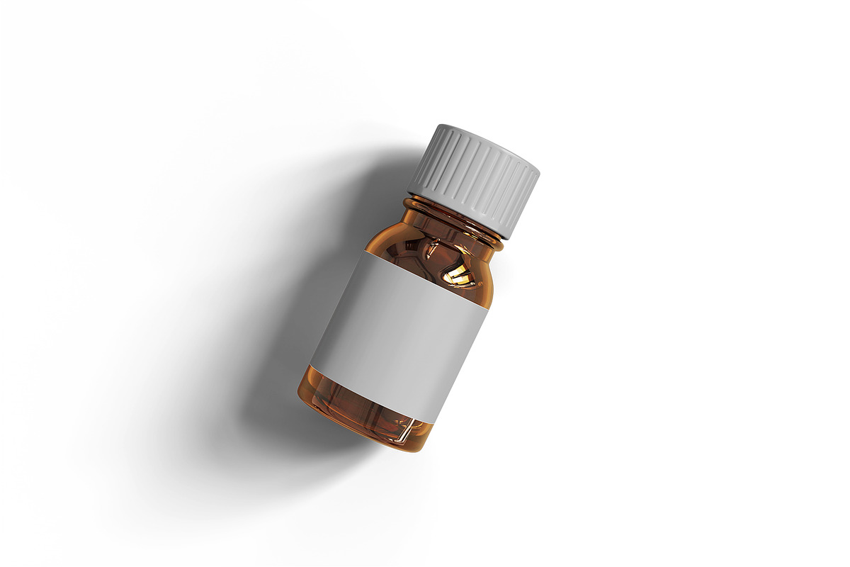 Glass Bottle Mockup, a Packaging Mockup by mockupbuys (Photo 2 of 7)
