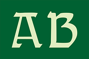 Gothic Initials Eight Font, a Script Font by GG Design (Thumbnail 2 of 14)