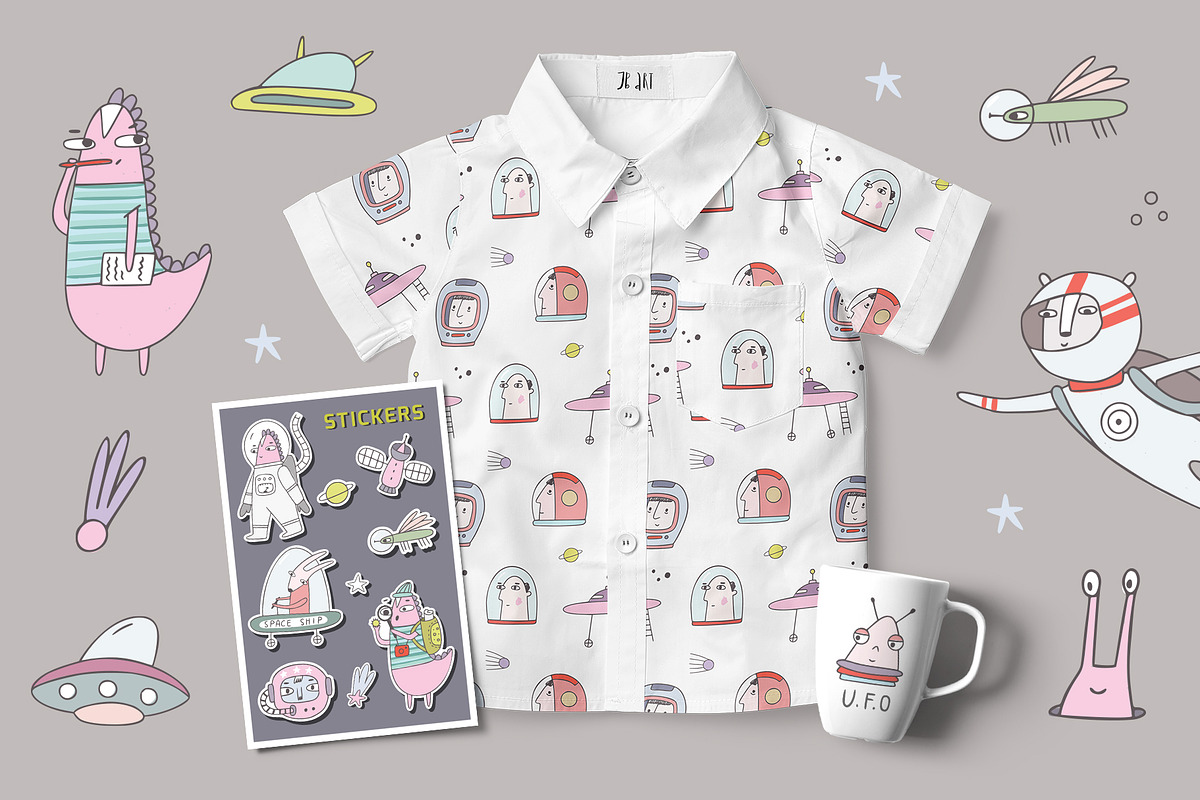 Space Explorer, a Graphic by Oksana Stepova (Photo 2 of 16)