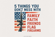 5 Things You Dont Mess With PNG, an Illustration by SharpMarketplace (Thumbnail 1 of 9)