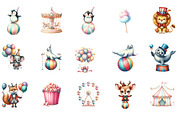 Pastel Circus Clipart, an Illustration by Designworld (Thumbnail 4 of 5)